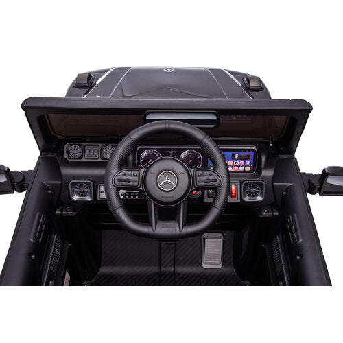 Mercedes G63 AMG XL Cabrio 24V Kinderauto Zwart