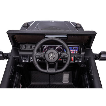 Mercedes G63 AMG XL Cabrio 24V Kinderauto Zwart