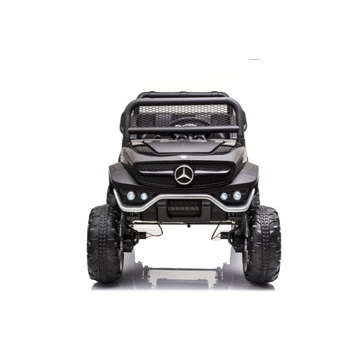 Mercedes Unimog 12V kinderauto Zwart