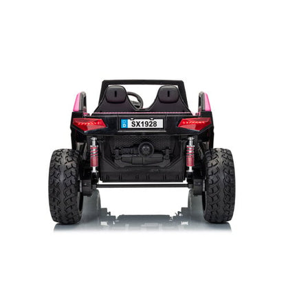 Buggy Clash 24V Highspeed 2-Persoons Kinderauto Roze