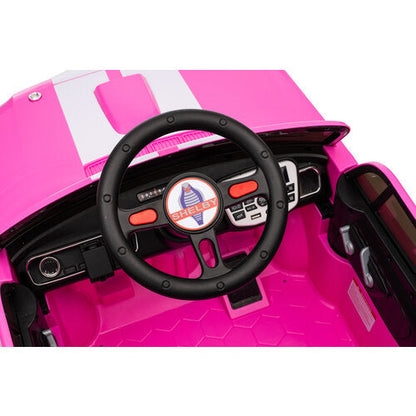 Shelby GT350 12V kinderauto Roze