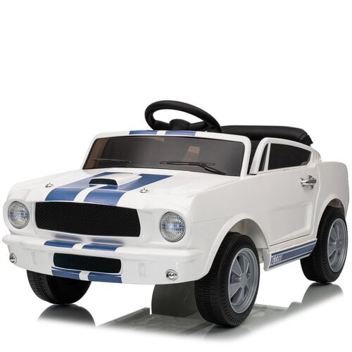 Shelby GT350 12V kinderauto Wit