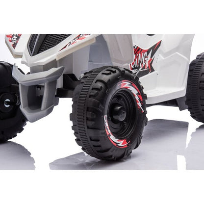 Thunder elektrische kinder quad 6V Wit
