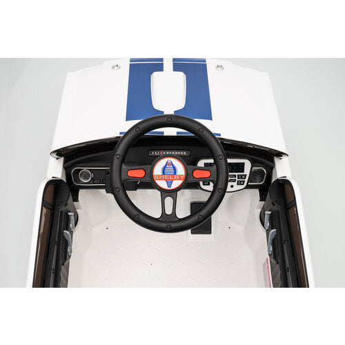 Shelby GT350 12V kinderauto Wit