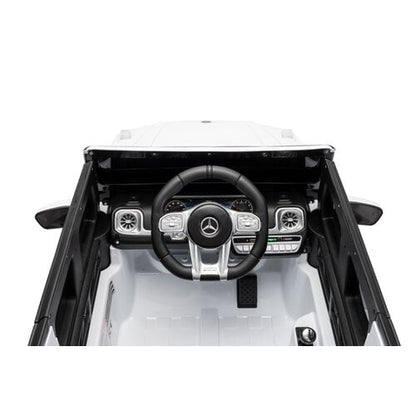 Mercedes G63 AMG 12V Kinderauto Wit