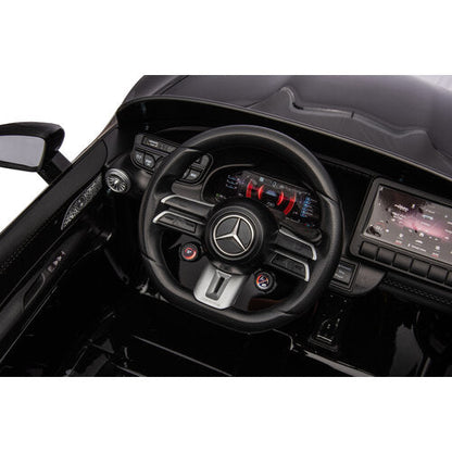 Mercedes SL63 AMG 24V 2-persoons kinderauto Zwart