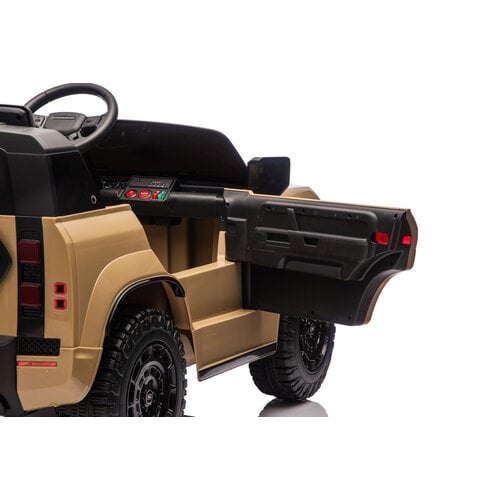 Land Rover Defender 24V 2 persoons kinderauto Champagne