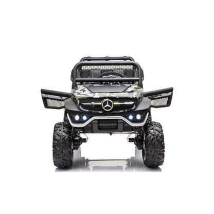 Mercedes Unimog 12V kinderauto Camouflage