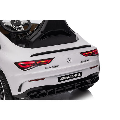 Mercedes CLA45 AMG 12V Kinderauto Wit