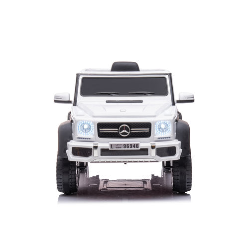 Mercedes G63 6X6 AMG 12V Elektrische Kinderauto Wit