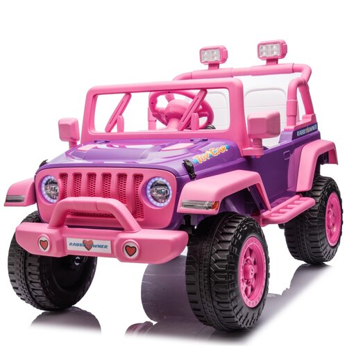 Rabbit Owner 12V Kinderauto Roze