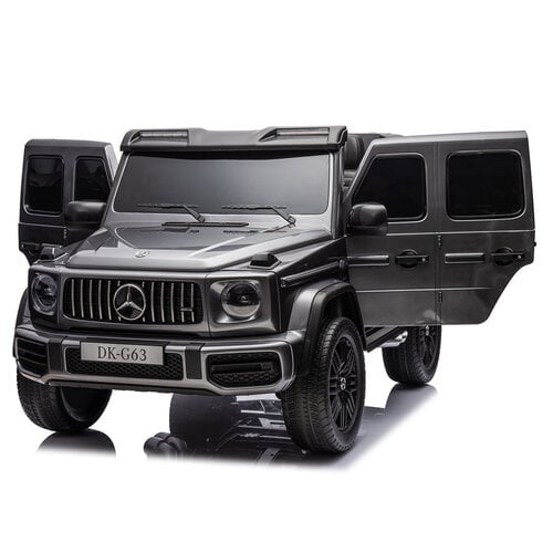 Mercedes G63 XXL 24V 2-persoons kinderauto metallic Grijs