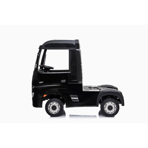 Mercedes Actros 12V kindervrachtwagen zwart