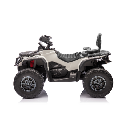 CAN-AM Outlander 24V Kinder Quad 2-Persoons Grijs