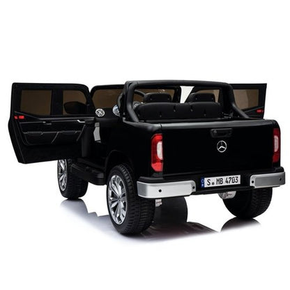 Mercedes X-KLASSE 12V 2 Persoons Kinderauto Metallic Zwart