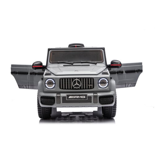 Mercedes G63 AMG Cabrio 12V Kinderauto Grijs