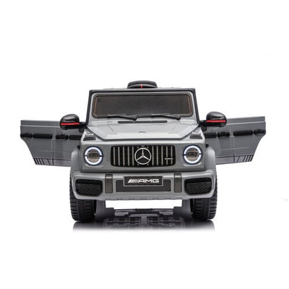 Mercedes G63 AMG Cabrio 12V Kinderauto Grijs