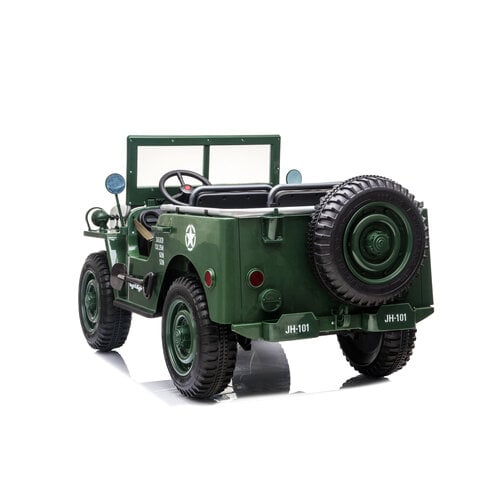 Willy's Jeep Leger 24 3-persoons kinderauto groen