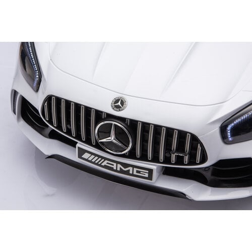 Mercedes AMG GTR 12V kinderauto Wit