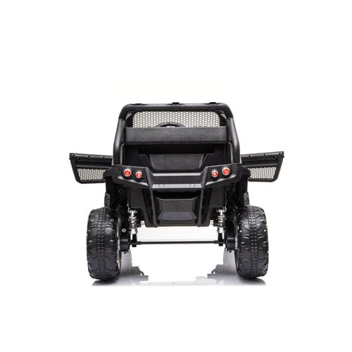 Mercedes Unimog 12V kinderauto Zwart