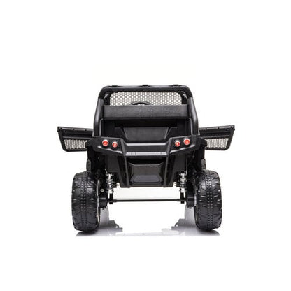 Mercedes Unimog 12V kinderauto Zwart