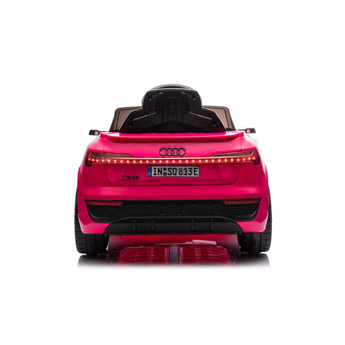 Audi SQ8 e-tron 12V Kinderauto Roze