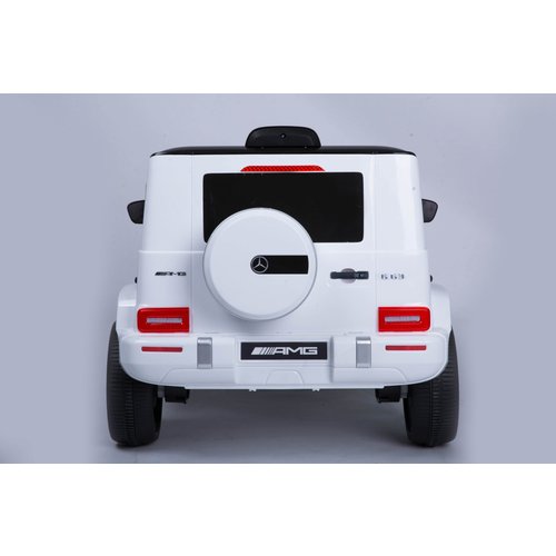 Mercedes G63 AMG 12V Kinderauto Wit