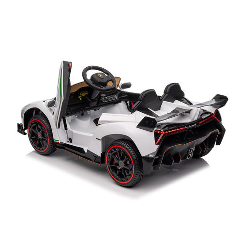 Lamborghini Veneno 12V kinderauto Wit