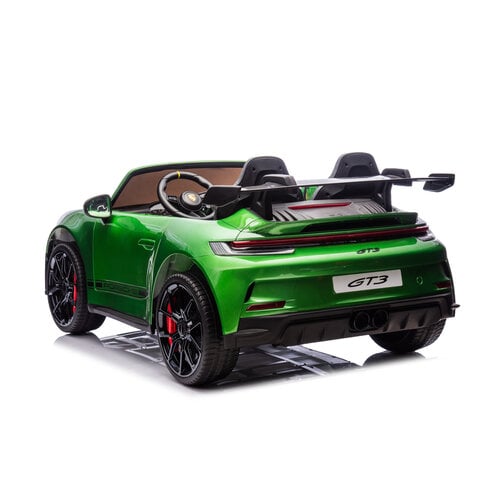 Porsche 911 GT3 24V 2-persoons kinderauto metallic Groen