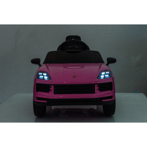 Porsche Cayenne 12V kinderauto Roze