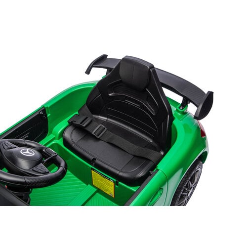 Mercedes AMG GTR 12V kinderauto Groen