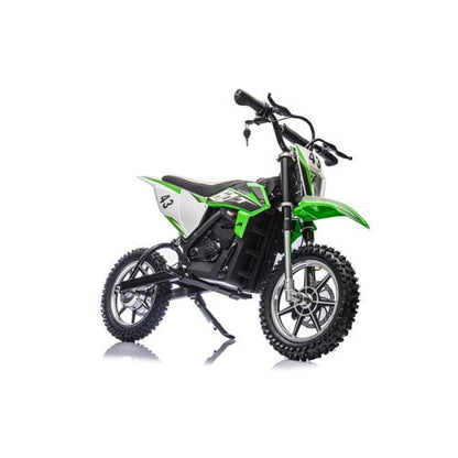 Elektrische kindermotor Dirtbike Cross Motor 36V 500W Groen