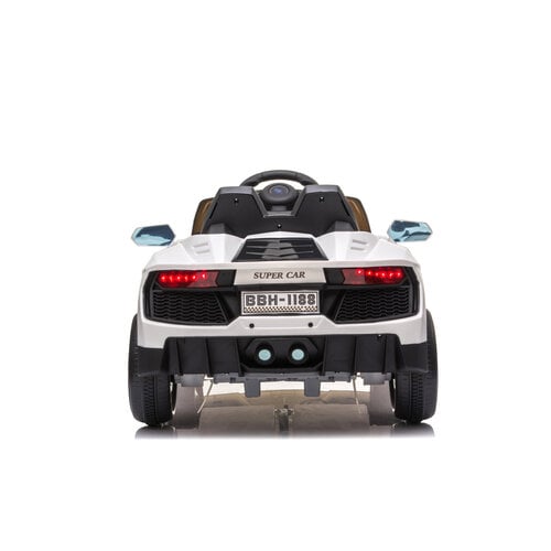 Elektrische kinderauto Speedy 12V Wit