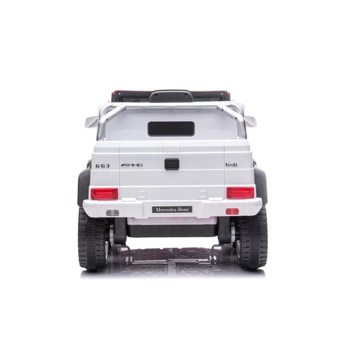 Mercedes G63 6X6 AMG 12V Elektrische Kinderauto Wit