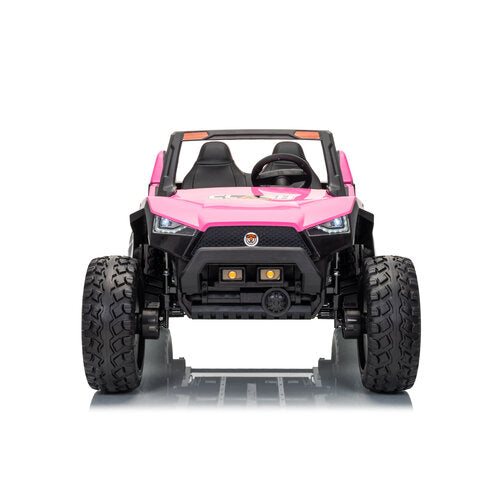 Buggy Clash 24V Hogesnelheid 2-persoons kinderauto roze