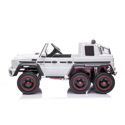 Mercedes G63 6X6 AMG 12V Elektrische Kinderauto Wit