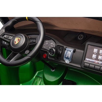 Porsche 911 GT3 24V 2-persoons kinderauto metallic Groen