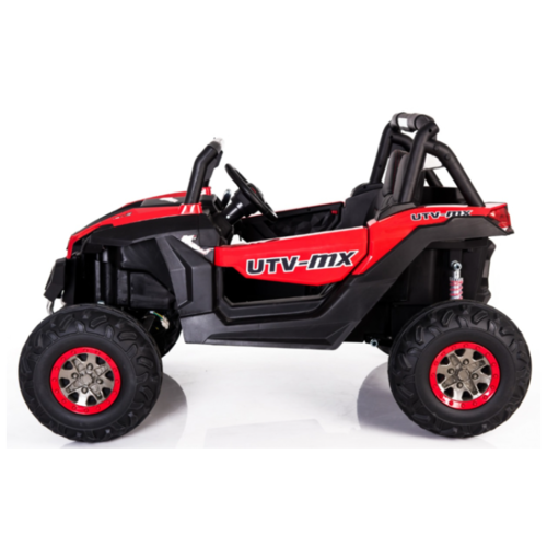 UTV-MX Buggy 12V 2-Persoons Kinderauto Rood