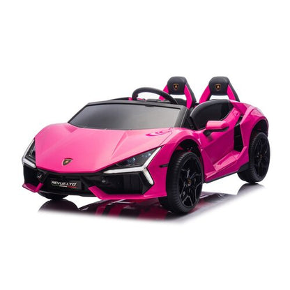 Lamborghini Revuelto 24V 2 Persoons Kinderauto Roze
