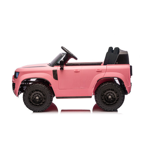 Land Rover Defender 24V 2 persoons kinderauto Roze