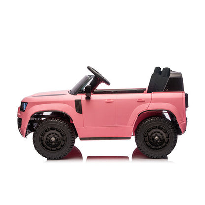 Land Rover Defender 24V 2 persoons kinderauto Roze