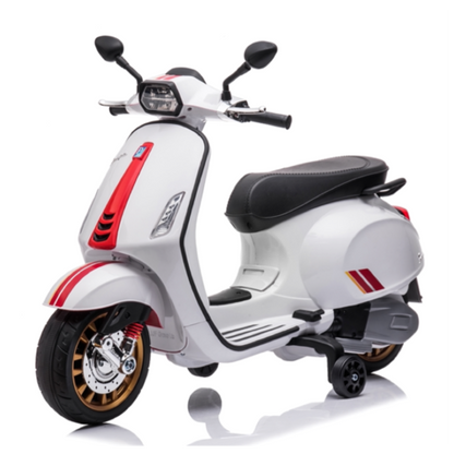 Vespa Sprint 6V Kinderscooter Wit