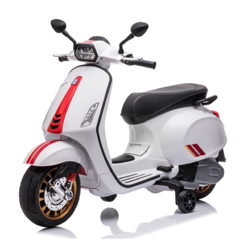 Vespa Sprint 6V Kinderscooter Wit