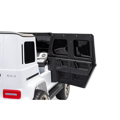 Mercedes G63 AMG 12V Kinderauto Wit