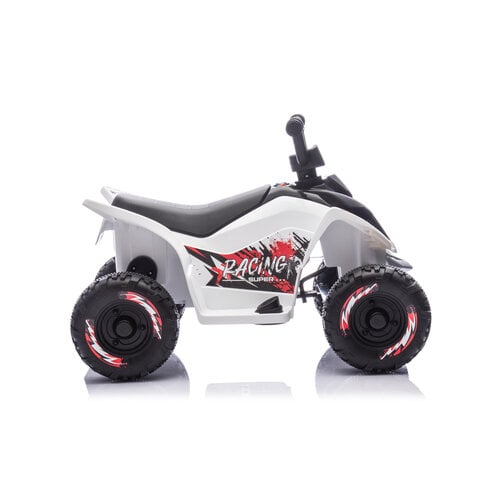 Thunder elektrische kinder quad 6V Wit