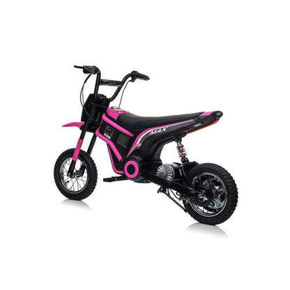 Elektrische kindermotor Dirtbike Hurricane 24V 350W Roze