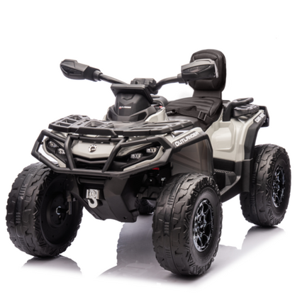 CAN-AM Outlander 24V Kinder Quad 2-Persoons Grijs