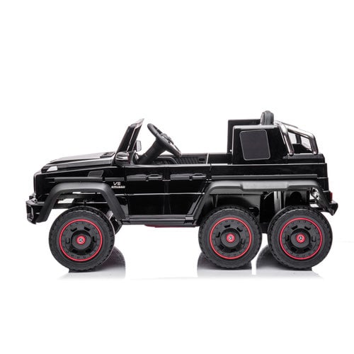 Mercedes G63 6X6 AMG 12V Elektrische Kinderauto Zwart