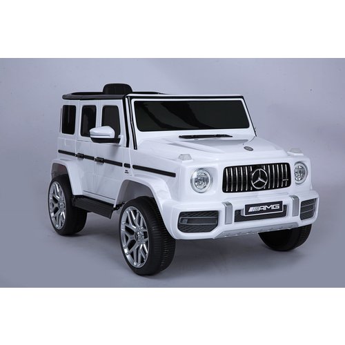 Mercedes G63 AMG 12V Kinderauto Wit