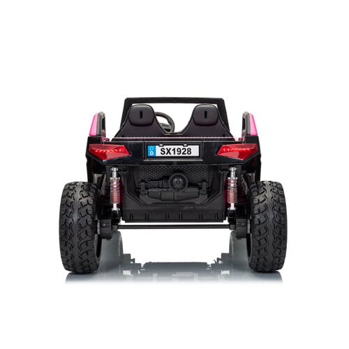 Buggy Clash 24V Highspeed 2-Persoons Kinderauto Roze